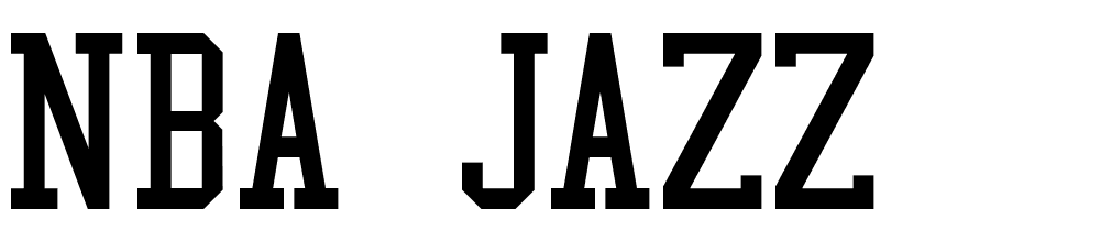 NBA-Jazz font family download free