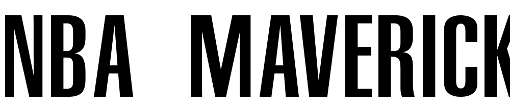 NBA-Mavericks font family download free