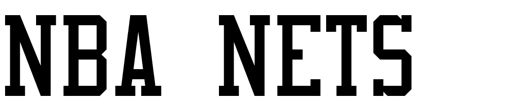 NBA-Nets font family download free