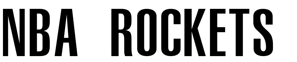 NBA-Rockets font family download free