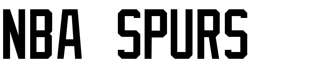 NBA-Spurs font family download free