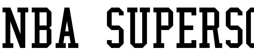 NBA-SuperSonics font family download free