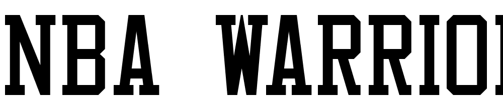 NBA-Warriors font family download free