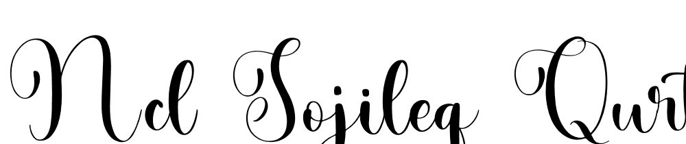 ncl-sojileq-qurtesy font family download free