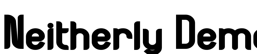 Neitherly-Demo-Black font family download free