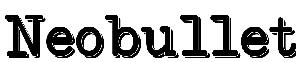 neobulletin font family download free