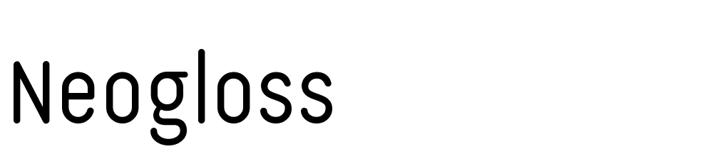 neogloss font family download free