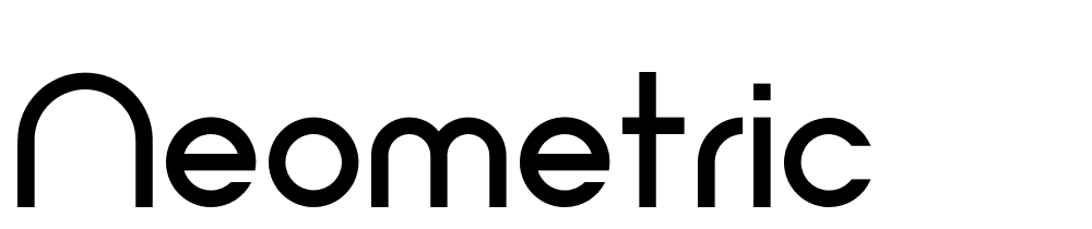 neometric font family download free