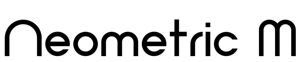 Neometric-Medium font family download free