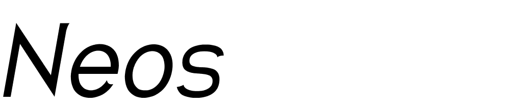 neos font family download free