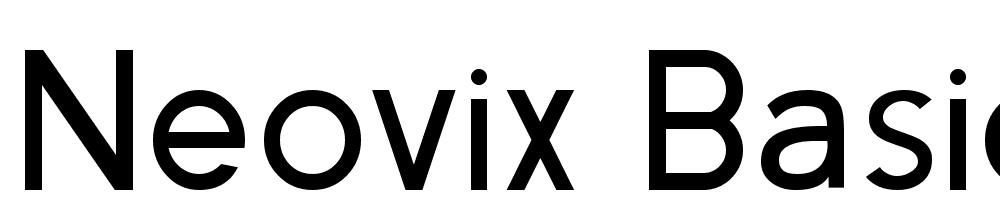 Neovix-Basic font family download free