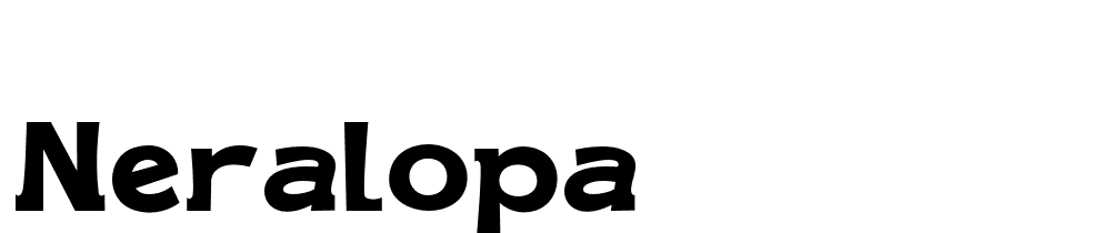 Neralopa font family download free