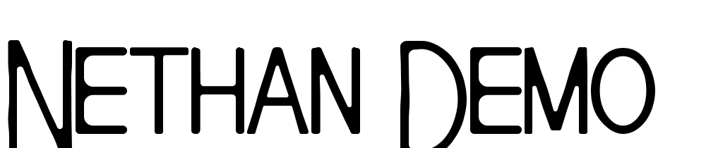 Nethan-Demo font family download free