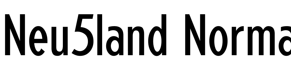 Neu5Land-Normal font family download free