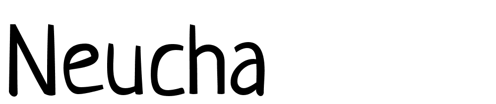 Neucha font family download free