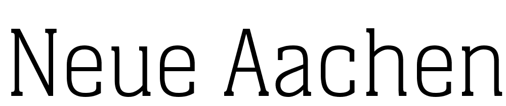 Neue-Aachen-Pro-Thin font family download free