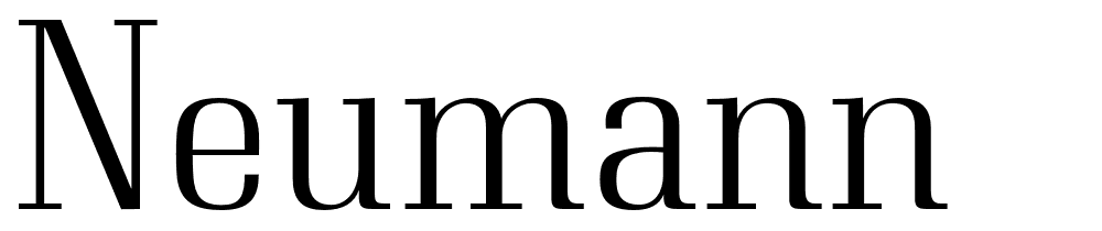 neumann font family download free