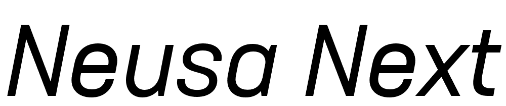 Neusa-Next-Std-Italic font family download free