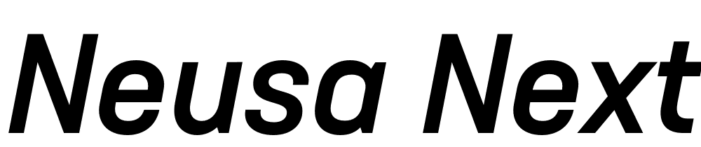 Neusa-Next-Std-Medium-Italic font family download free