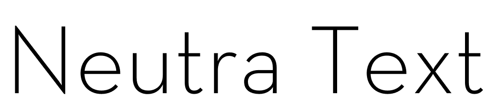 Neutra-Text-Light font family download free