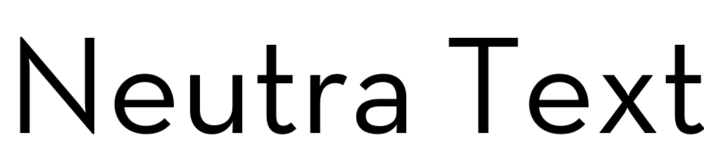 Neutra-Text-TF font family download free