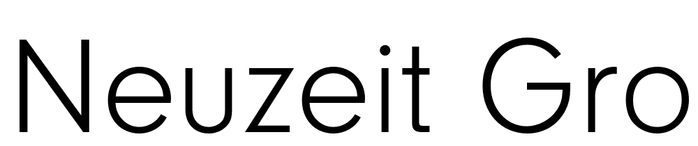 Neuzeit Gro font family download free