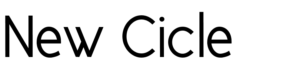 new-cicle font family download free