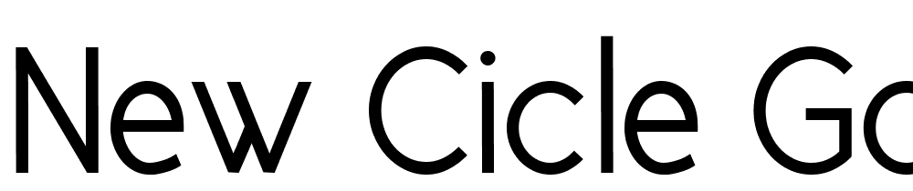 New-Cicle-Gordita font family download free