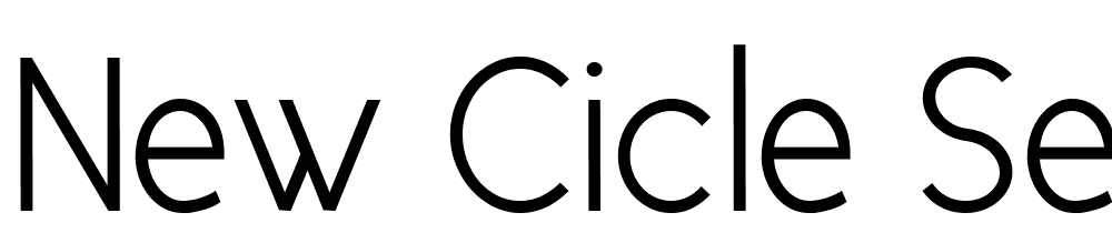 New-Cicle-Semi font family download free