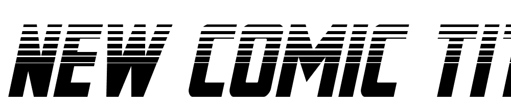 New-Comic-Title-Halftone-Ital font family download free