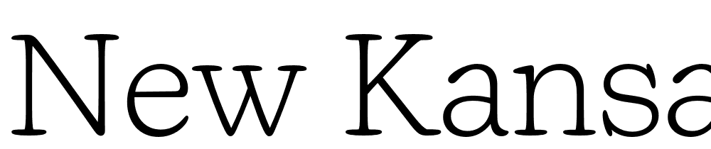 New-Kansas-Thin font family download free