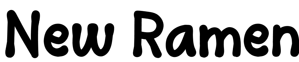 New-Ramen font family download free