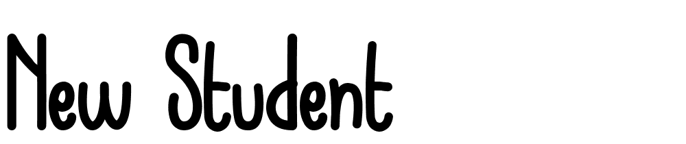 NEW-STUDENT font family download free