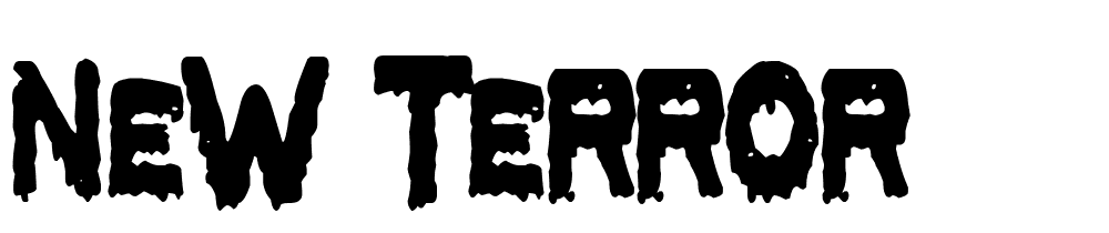 New-Terror font family download free