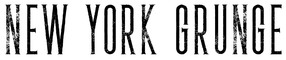 New york  Grunge font family download free