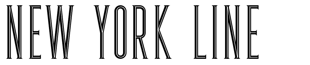 New-York-Line font family download free