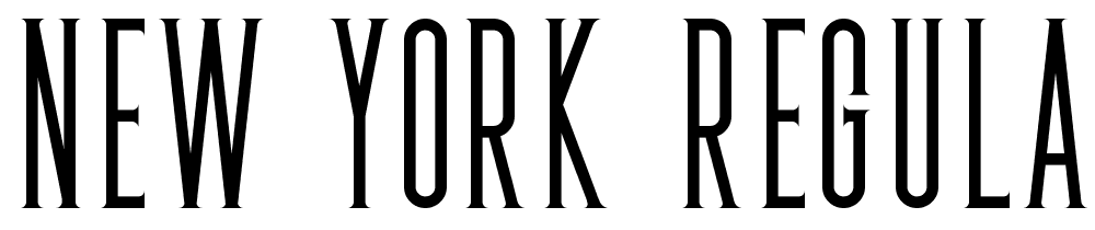 New-york-Regular font family download free