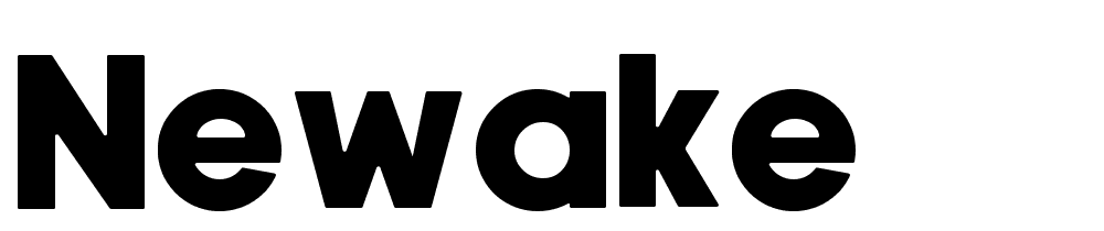 Newake font family download free