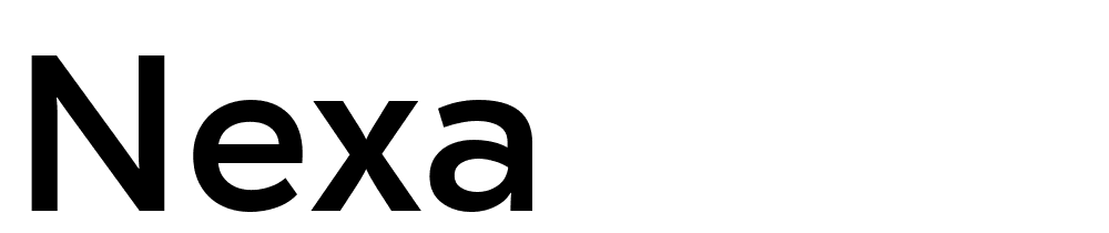 Nexa font family download free