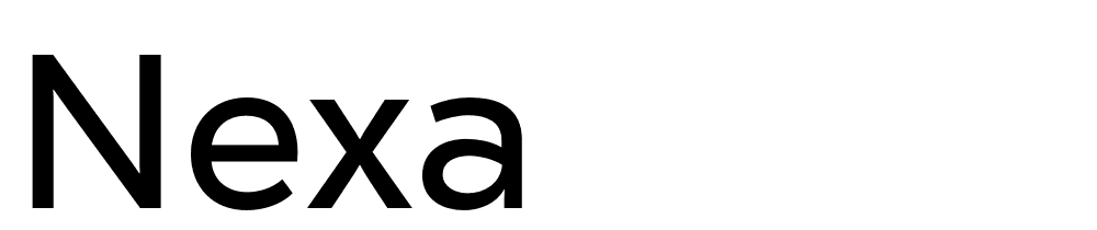 Nexa font family download free