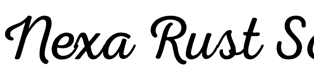 Nexa-Rust-Script-L-0 font family download free