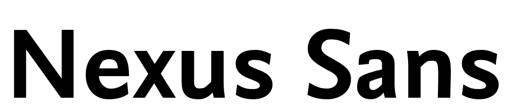 Nexus-Sans-Pro-Bold font family download free