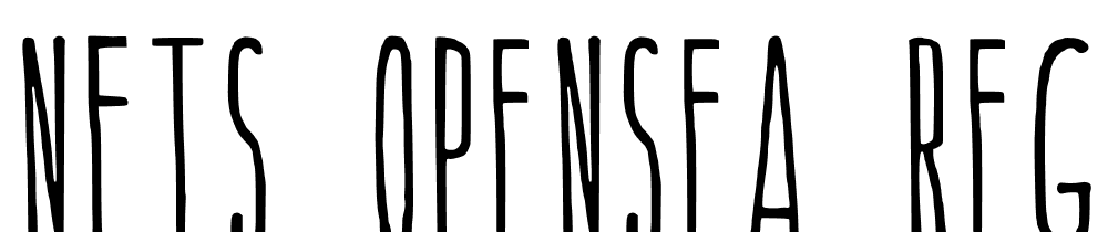 Nfts-Opensea-Regular font family download free