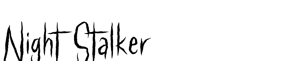 Night-Stalker font family download free