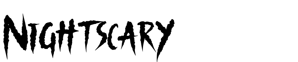 nightscary font family download free