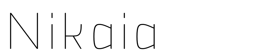 Nikaia font family download free