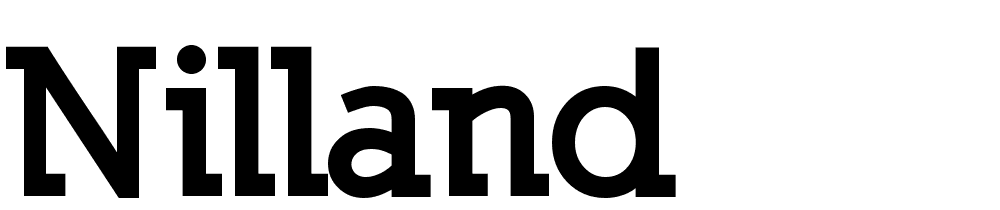 Nilland font family download free