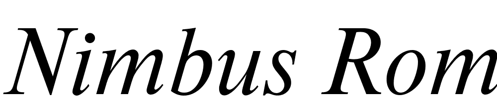 Nimbus-Roman-D-Regular-Italic font family download free