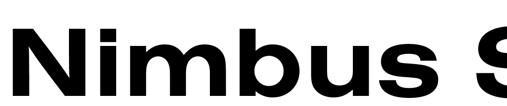 Nimbus-Sans-Extd-Bold font family download free