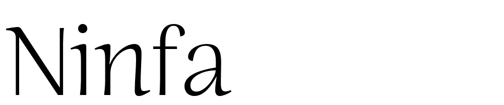 Ninfa font family download free